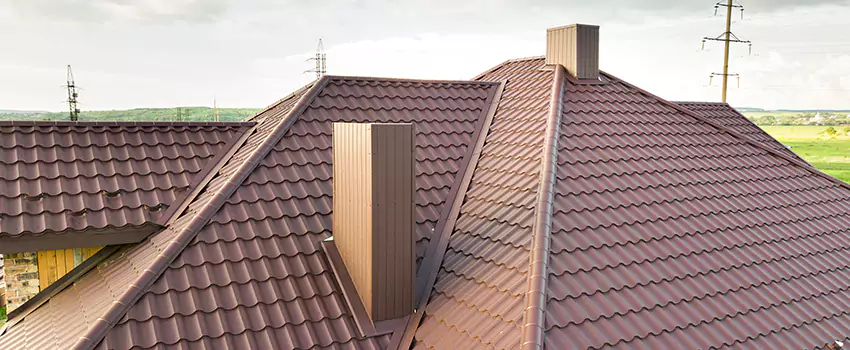 Residential Chimney Flashing Restoration in Seaford, NY