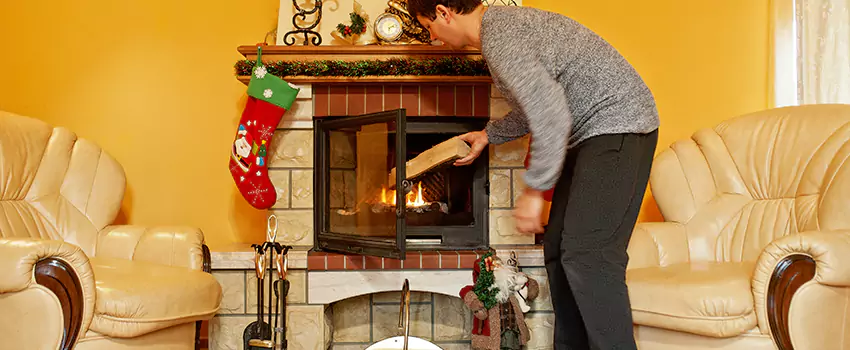 Gas to Wood-Burning Fireplace Conversion Services in Seaford, New York