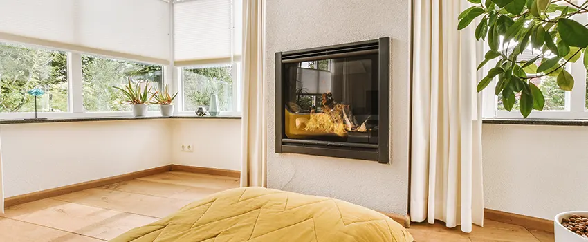 Residential Fireplace Ceramic Glass Installation in Seaford, NY