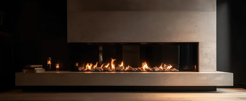 Gas Fireplace Ember Bed Design Services in Seaford, New York