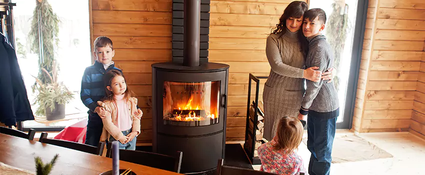 Morso Cast Iron Fireplace Insert Installation in Seaford, New York