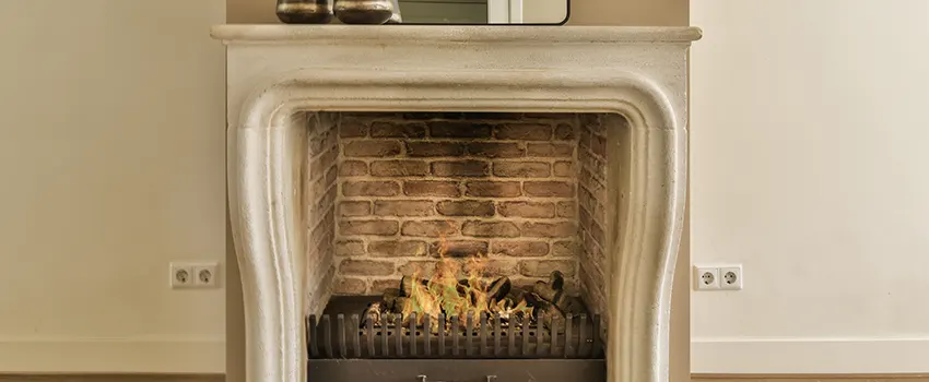 Vintage-style Fireplace Redesign in Seaford, New York